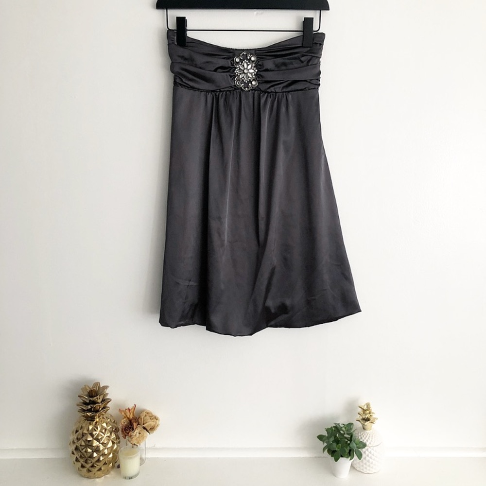 Strapless Satin Bubble Dress, vintage
